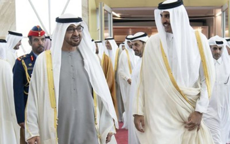 محمد بن زايد في قطر للمرة الأولى منذ اتفاق المصالحة