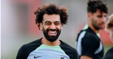 محمد صلاح ينتظم بتدريبات ليفربول قبل مواجهة السيتى فى الدورى الإنجليزى