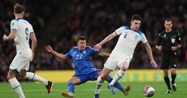 إنجلترا ضد إيطاليا.. شوط نارى ينتهى بالتعادل 1-1 فى تصفيات اليورو “فيديو”