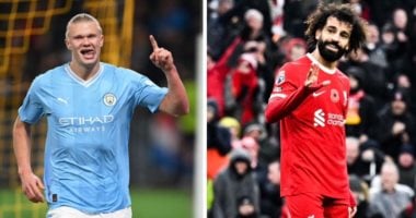 ترتيب هدافي الدوري الإنجليزي.. صراع شرس بين هالاند وواتكينز ومحمد صلاح