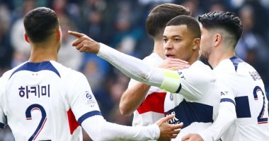 مبابى نجم باريس سان جيرمان يتقدم فى ترتيب هدافى الدورى الفرنسى عبر التاريخ