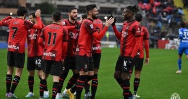 جيرو ولياو يقودان هجوم ميلان ضد رين فى الدورى الأوروبى