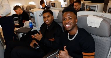 ريال مدريد يطير إلى ألمانيا لمواجهة لايبزيج فى دورى أبطال أوروبا.. صور