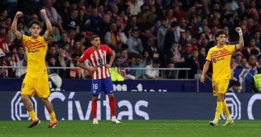 أتلتيكو مدريد ضد برشلونة.. جواو فيليكس يتقدم للبارسا 1-0 وطرد تشافي