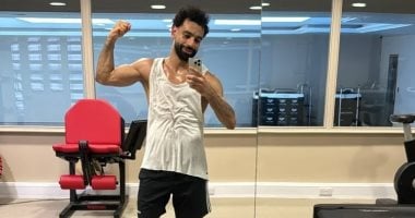 محمد صلاح يستعد فى الجيم لعودة منافسات الدوري الإنجليزي بمواجهة برايتون