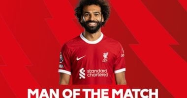 محمد صلاح يتوج بجائزة أفضل لاعب فى مباراة ليفربول ضد برايتون