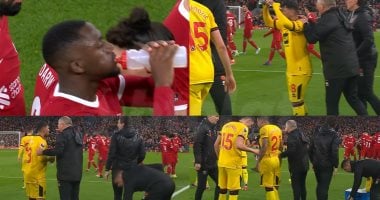 محمد صلاح يكسر صيامه وسط مباراة ليفربول ضد شيفيلد فى الدورى الإنجليزى