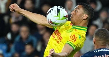 مصطفى محمد على دكة بدلاء نانت أمام ستاد بريست فى الدوري الفرنسي