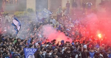 استقبال حافل لفريق أتالانتا بعد عودته لإيطاليا بعد الفوز بالدوري الأوروبي.. فيديو