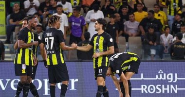 الاتحاد يدك ضمك بهدف جوتا بشوط أول نارى فى الدورى السعودى.. فيديو