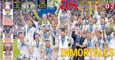 ملك أوروبا.. صحف العالم تحتفل بتتويج ريال مدريد بدوري أبطال أوروبا