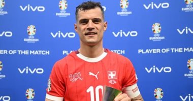 يورو 2024.. تشاكا أفضل لاعب فى مباراة سويسرا والمجر