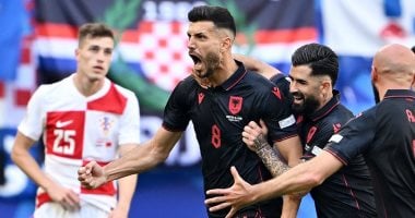 منتخب ألبانيا يصدم كرواتيا بتعادل مجنون 2-2 فى يورو 2024.. فيديو