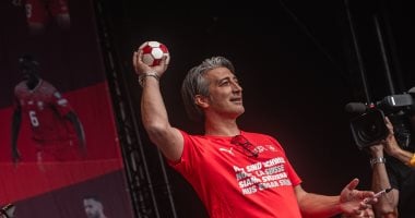منتخب سويسرا يحظى باستقبال تاريخى بعد المشاركة في يورو 2024.. صور