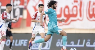 محمد الننى أساسيا مع الجزيرة ضد النصر فى الدوري الإماراتي