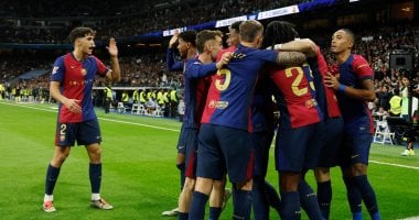أهداف السبت.. برشلونة يكتسح ريال مدريد والسيتى يتخطى ساوثهامبتون