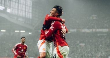 ملخص وأهداف مباراة مانشستر يونايتد ضد ليستر سيتي في الدوري الإنجليزي