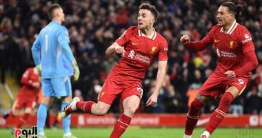 ليفربول ضد فولهام.. جوتا يتعادل للريدز بالهدف الثانى فى الدقيقة 86.. صور