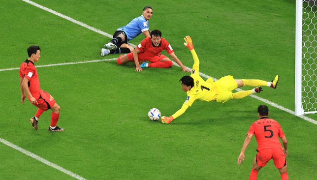 منتخب أوروجواي يرتضي بالتعادل مع كوريا الجنوبية في كأس العالم