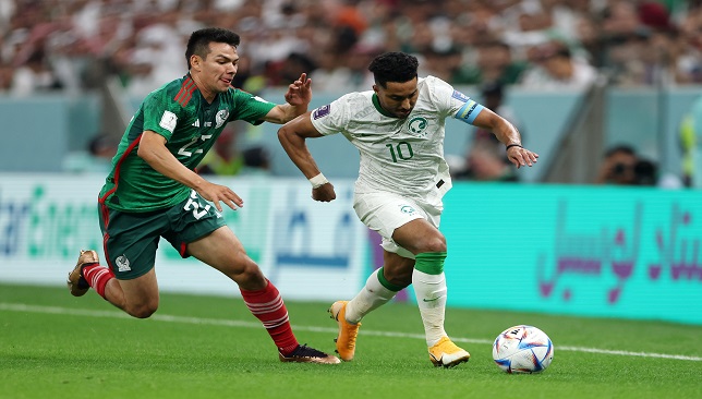 سالم الدوسري يدخل تاريخ المنتخب السعودي في كأس العالم