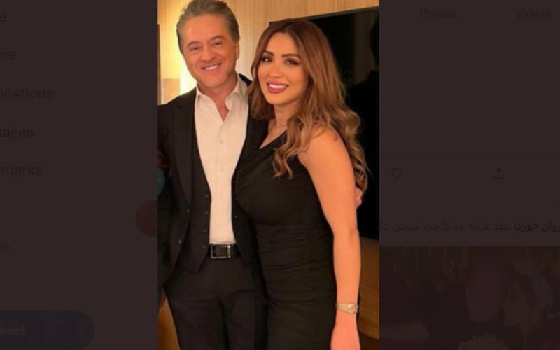 صور.. من هي زوجة مروان خوري الفنان اللبناني .. من هي ندى رمال زوجة مروان خوري