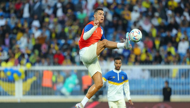 النصر ضد ضمك.. كريستيانو رونالدو يتقدم بهدفين (فيديو)