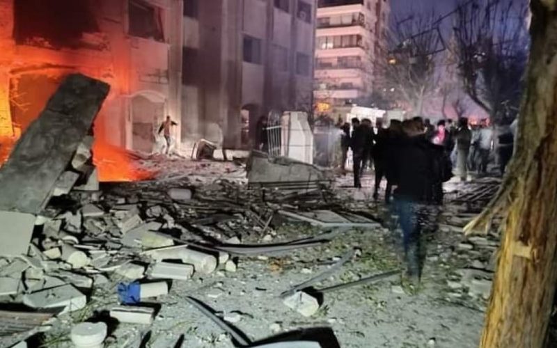 مقتل 5 سوريين جراء قصف إسرائيلي على دمشق