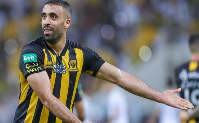 موقف حمدالله من مباراة الاتحاد والرائد