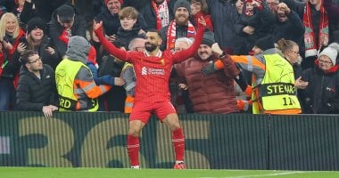 محمد صلاح يعادل جيرارد فى رقم تاريخى جديد فى الدورى الإنجليزى