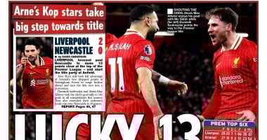 بطولة محمد صلاح.. صحف إنجلترا: تتويج ليفربول بلقب الدورى مسألة وقت